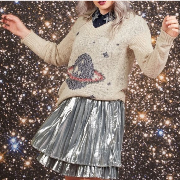 MODCLOTH Interplanetary Elan Sweater - Picture 2 of 6